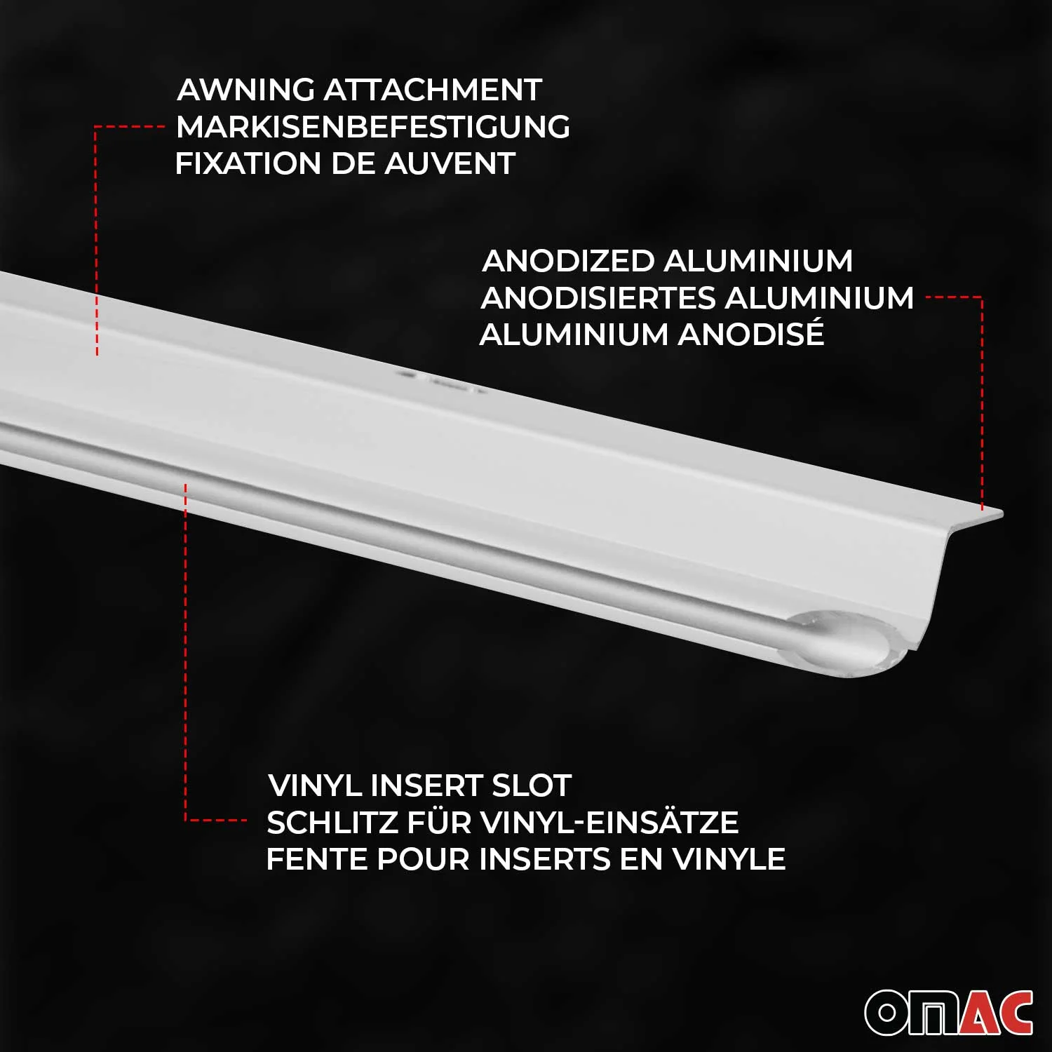 2023-2026 Ford Transit Tourneo / Custom L1 court Rail d'auvent toit + tente camping - Image 3