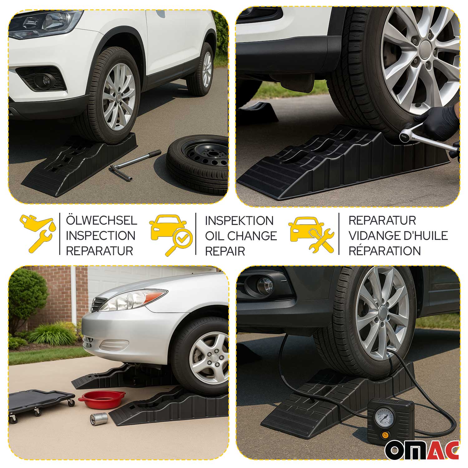 Rampes de Voiture en Plastique rampe de levage de véhicule 3,5 Tonnes 2 pièces - Image 4