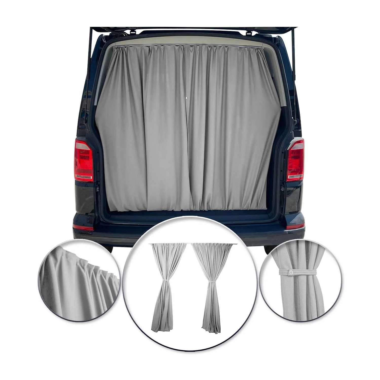 Rideaux De Porte Hayon Pour Hyundai Staria Protection Solaire Gris