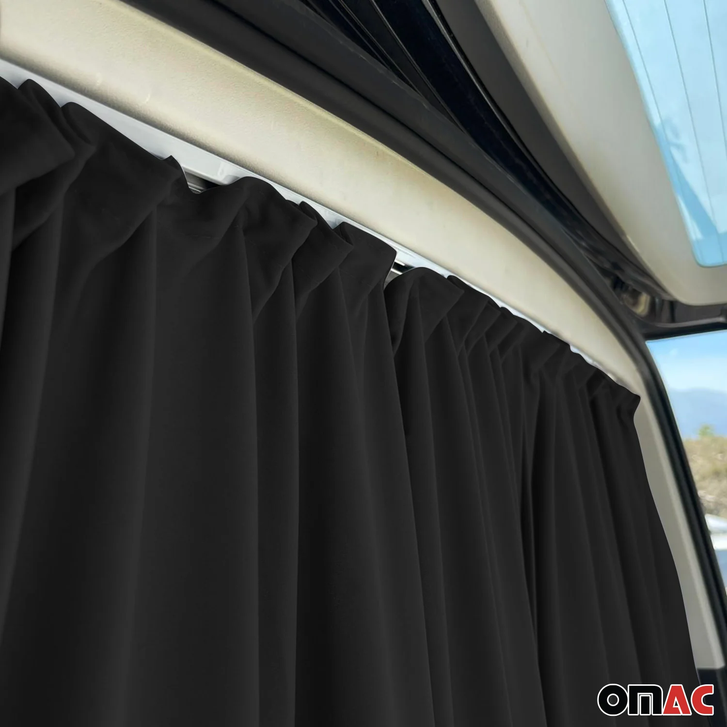 Rideaux De Porte Hayon Pour Mercedes Sprinter H2 Protection Solaire Noir - Image 6