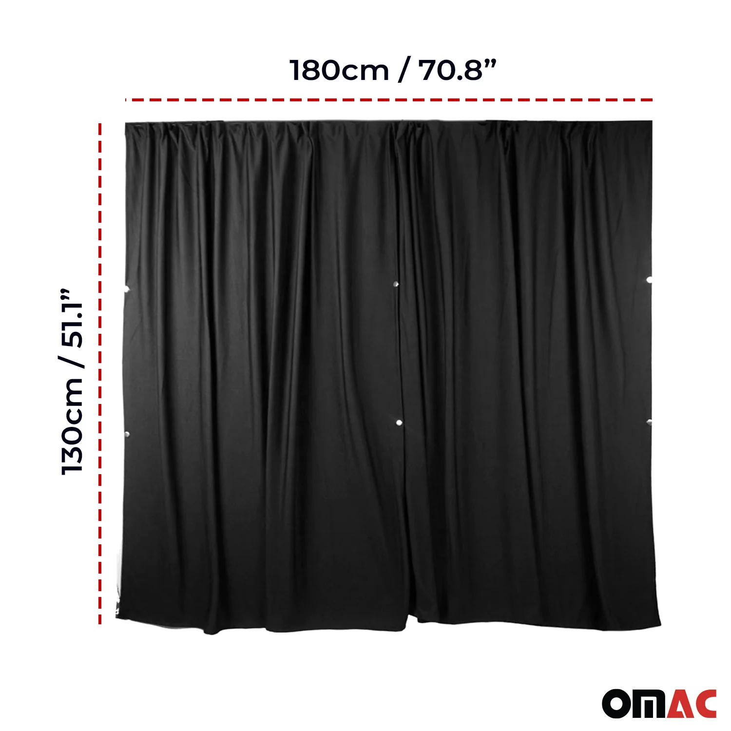 Rideaux De Porte Hayon Pour Nissan NV200 H1 Protection Solaire Noir - Image 3