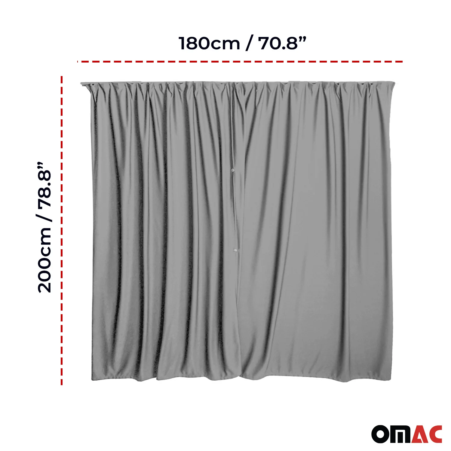 Rideaux De Porte Hayon Pour Nissan NV200 H3 Protection Solaire Gris - Image 3