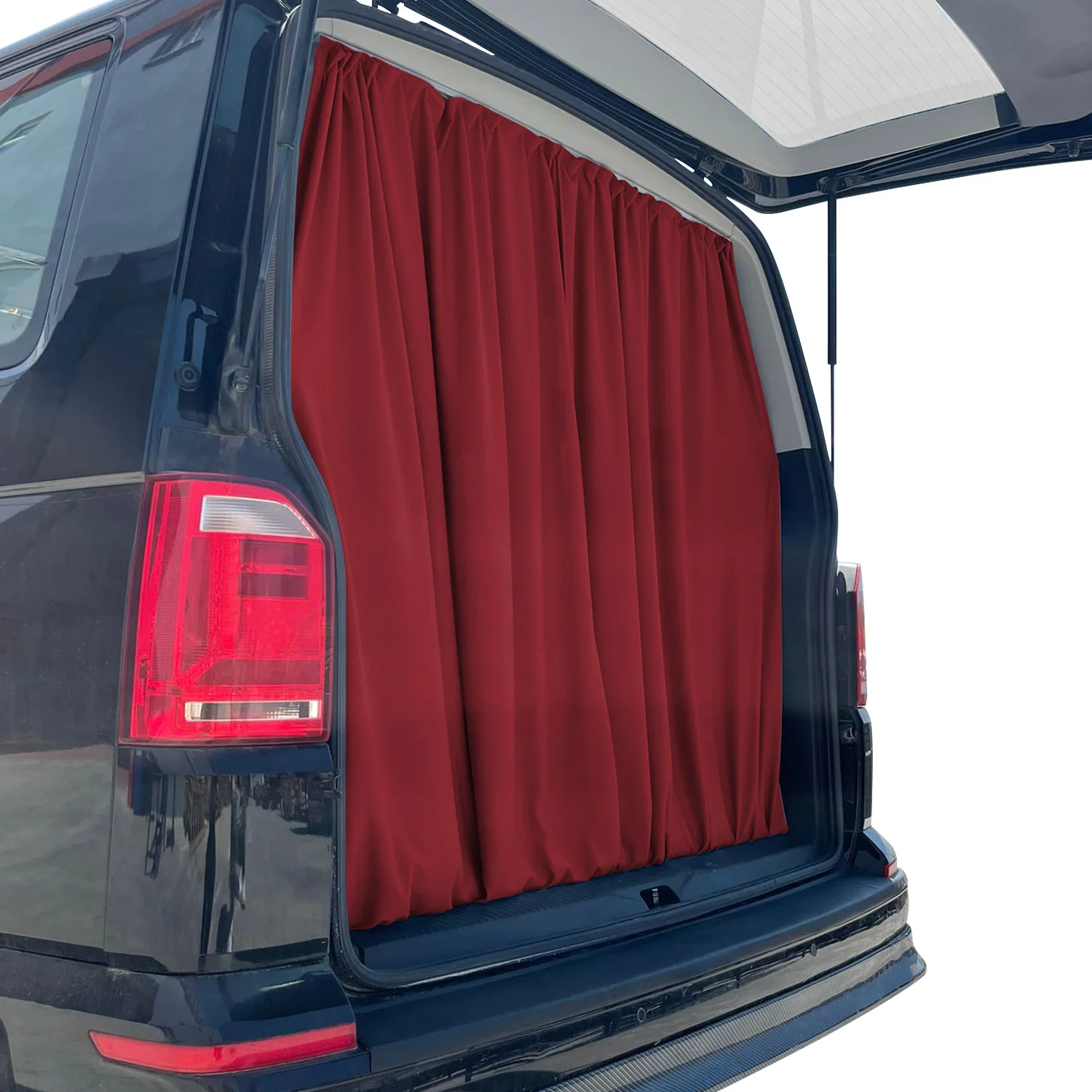 Rideaux De Porte Hayon Pour Peugeot Partner Protection Solaire Rouge - Image 5