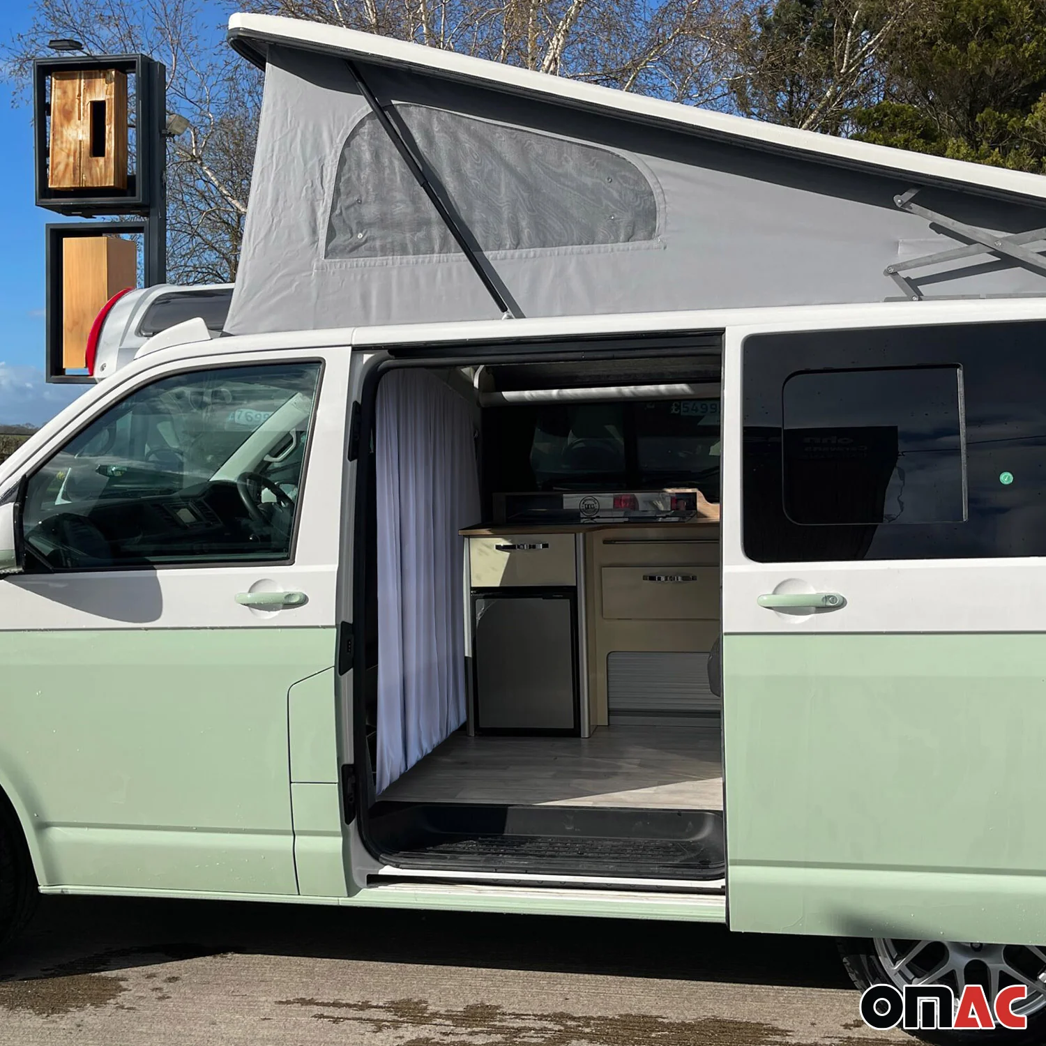Rideaux De Séparation De Cabine pour Dacia Dokker Protection Solaire Gris - Image 5
