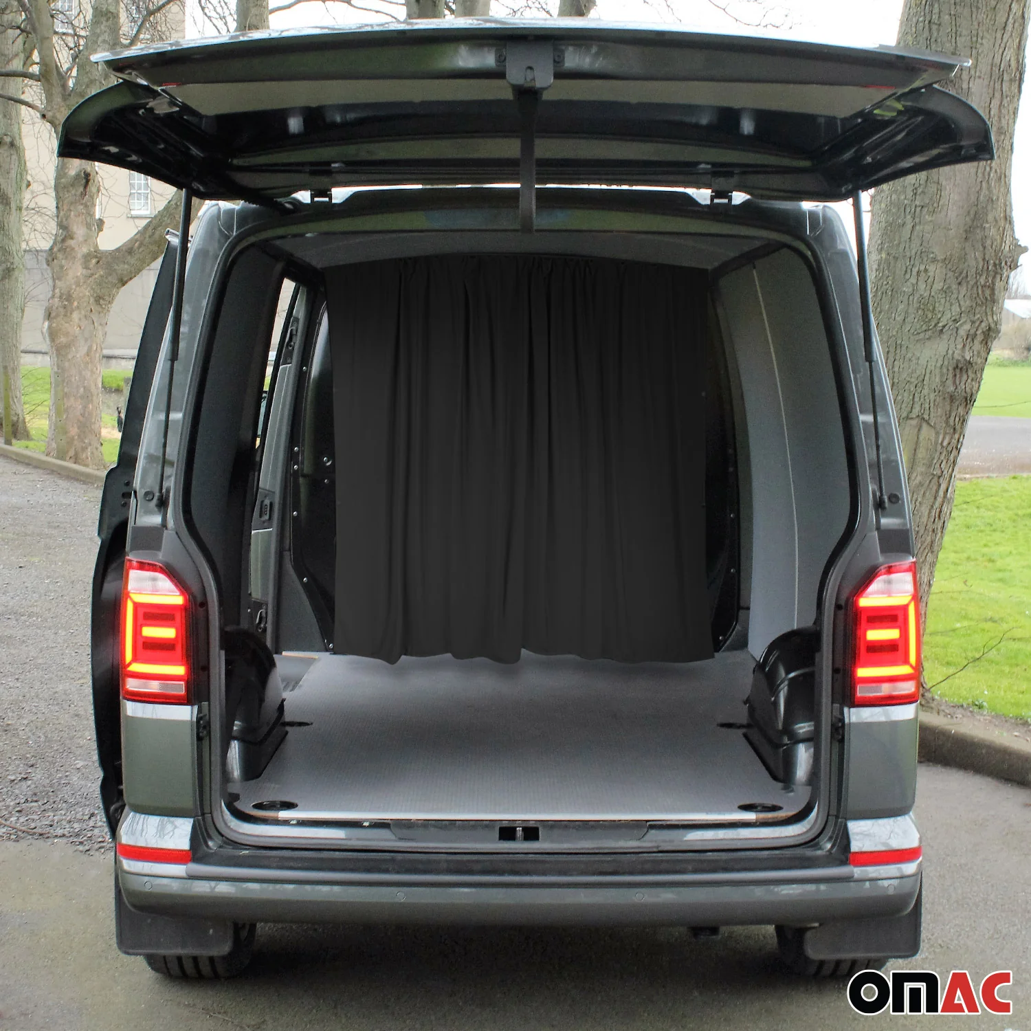 Rideaux De Séparation De Cabine pour Nissan NV400 Protection Solaire Noir - Image 2