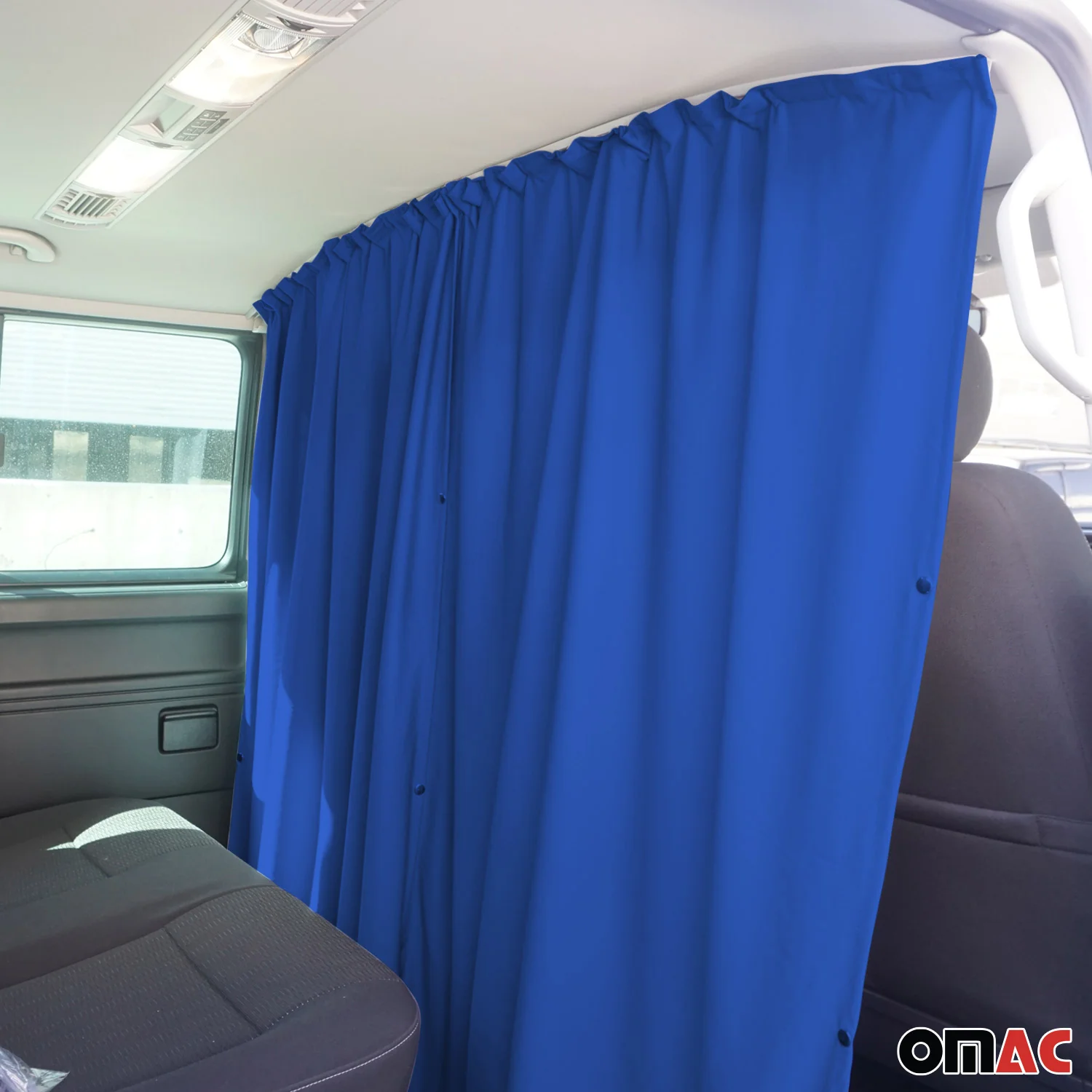Rideaux De Séparation de Cabine pour Peugeot Traveller Bleu Foncé Tissu - Image 6