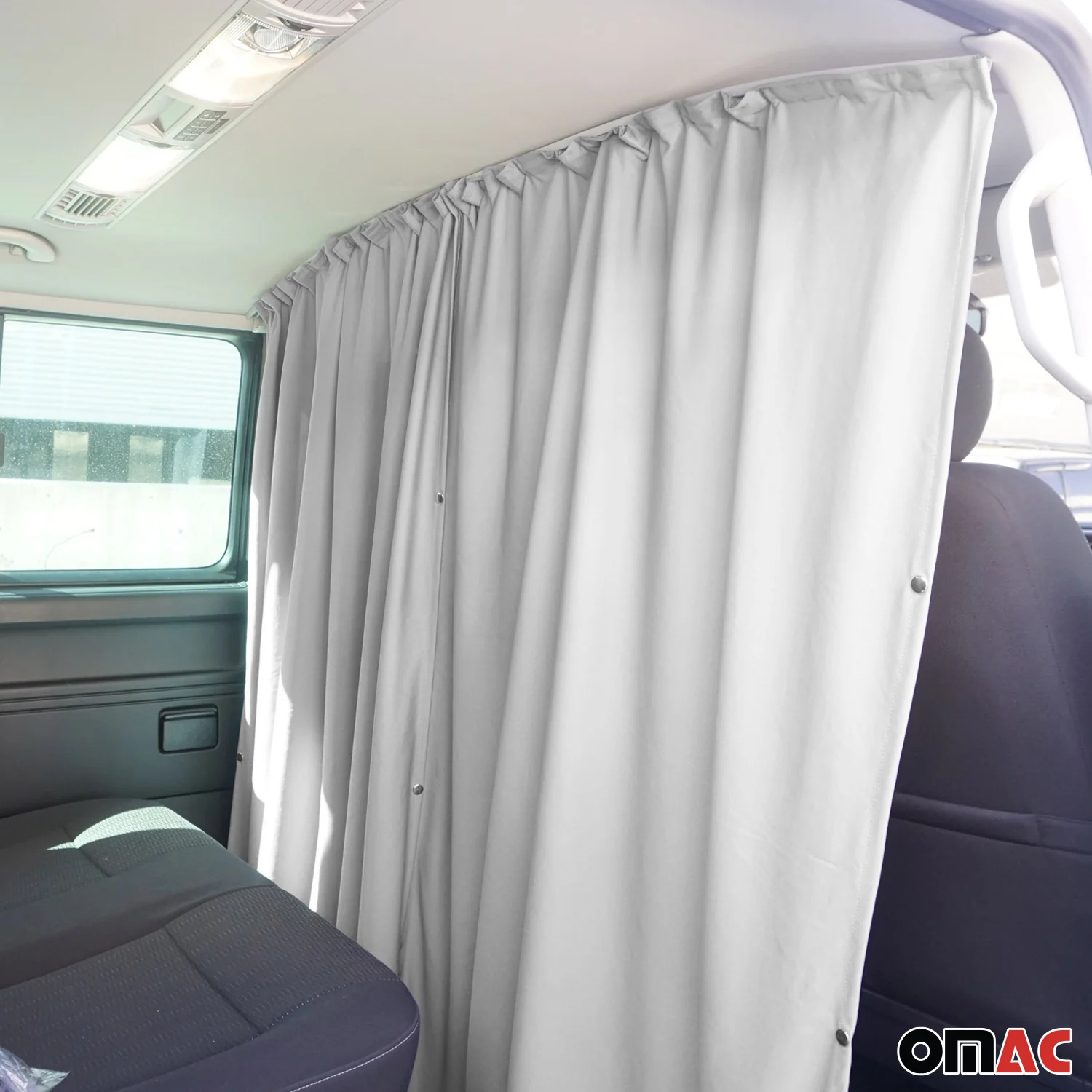 Rideaux De Séparation De Cabine pour Peugeot Traveller Protection Solaire Gris - Image 6