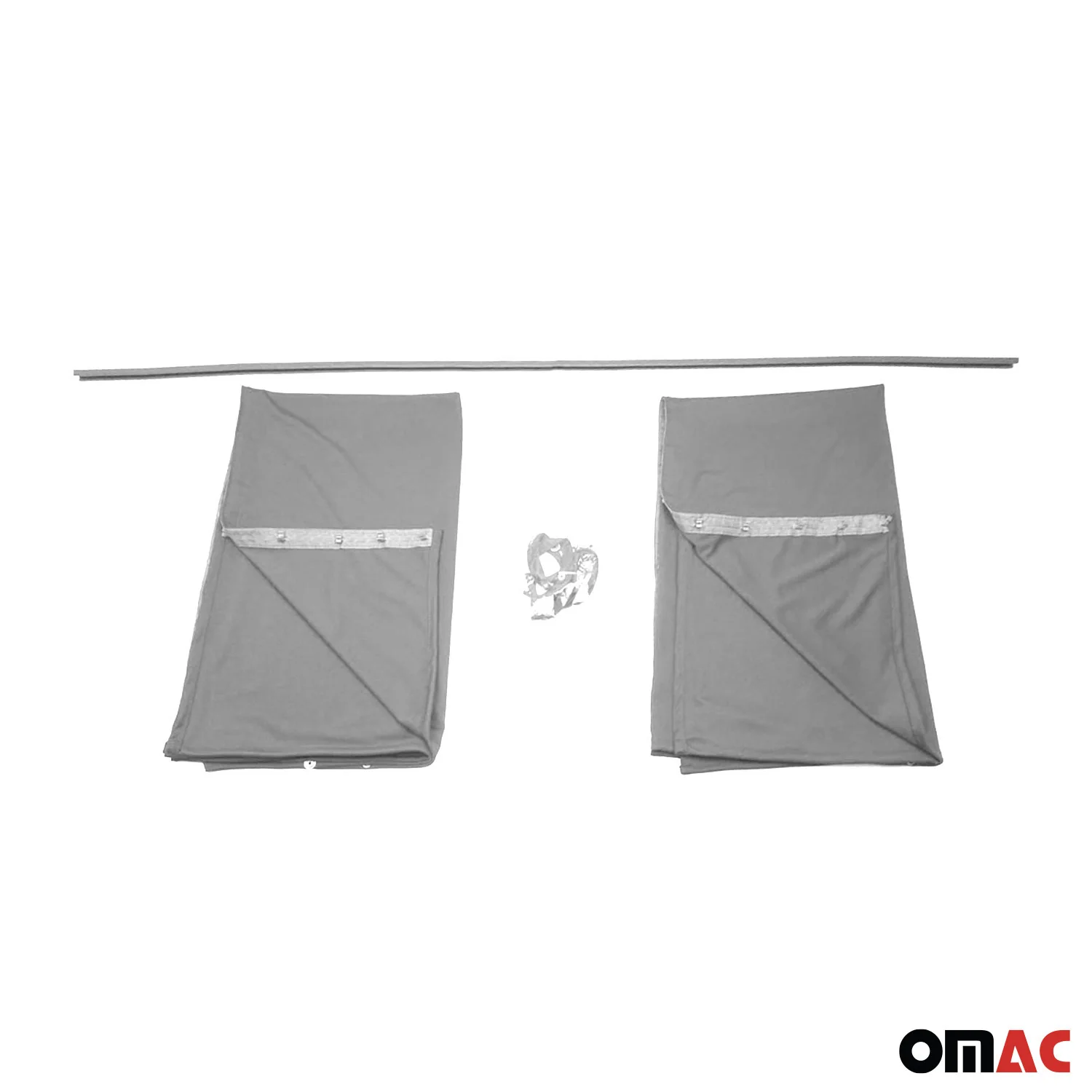 Rideaux De Séparation De Cabine pour VW T5 L1 L2 Protection Solaire Gris - Image 9