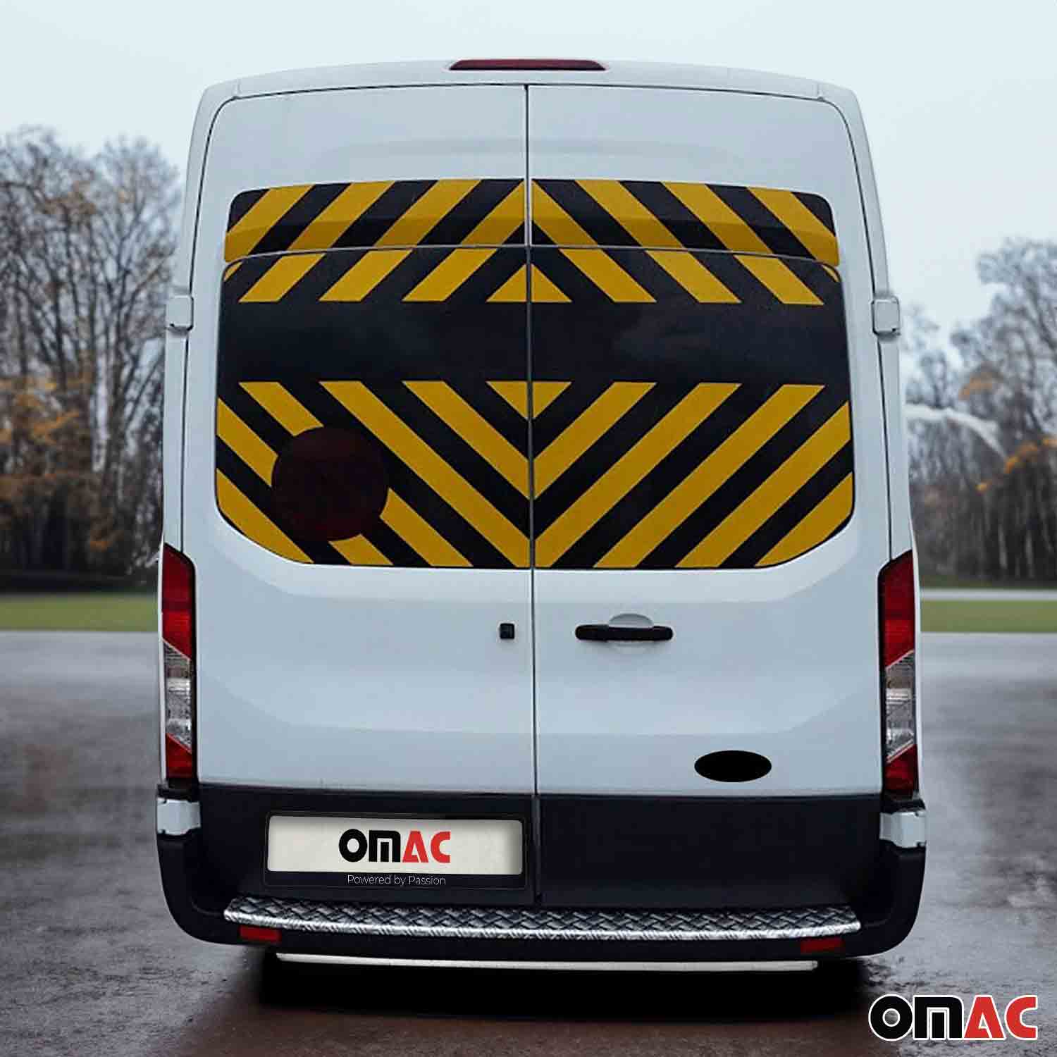 Protection de Pare-Chocs Arrière pour Ford Transit 2015-2026 Alu Argenté - Image 3