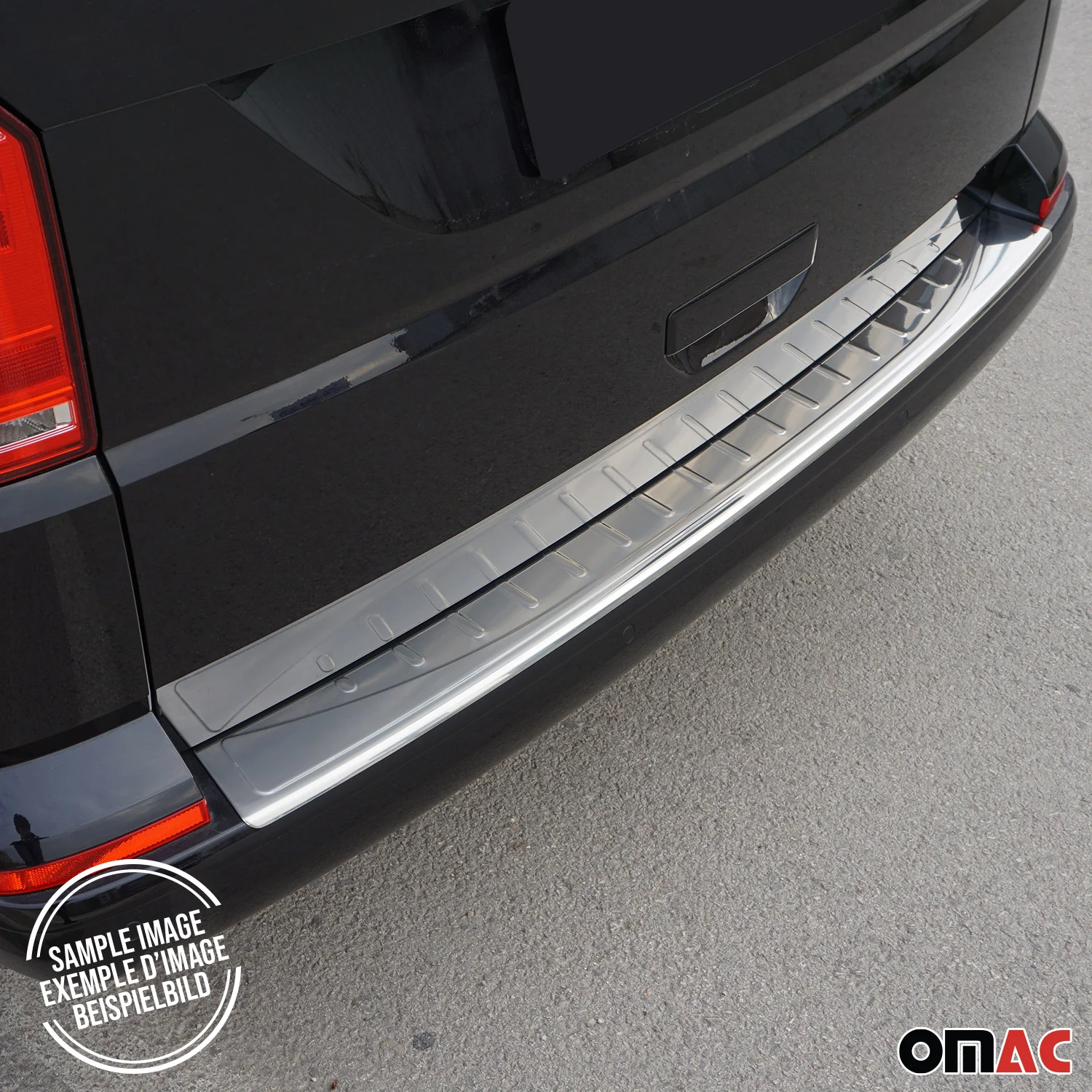 Protection de Pare-Chocs Arrière pour VW Tiguan I 2007-2016 Inox finition polie - Image 5