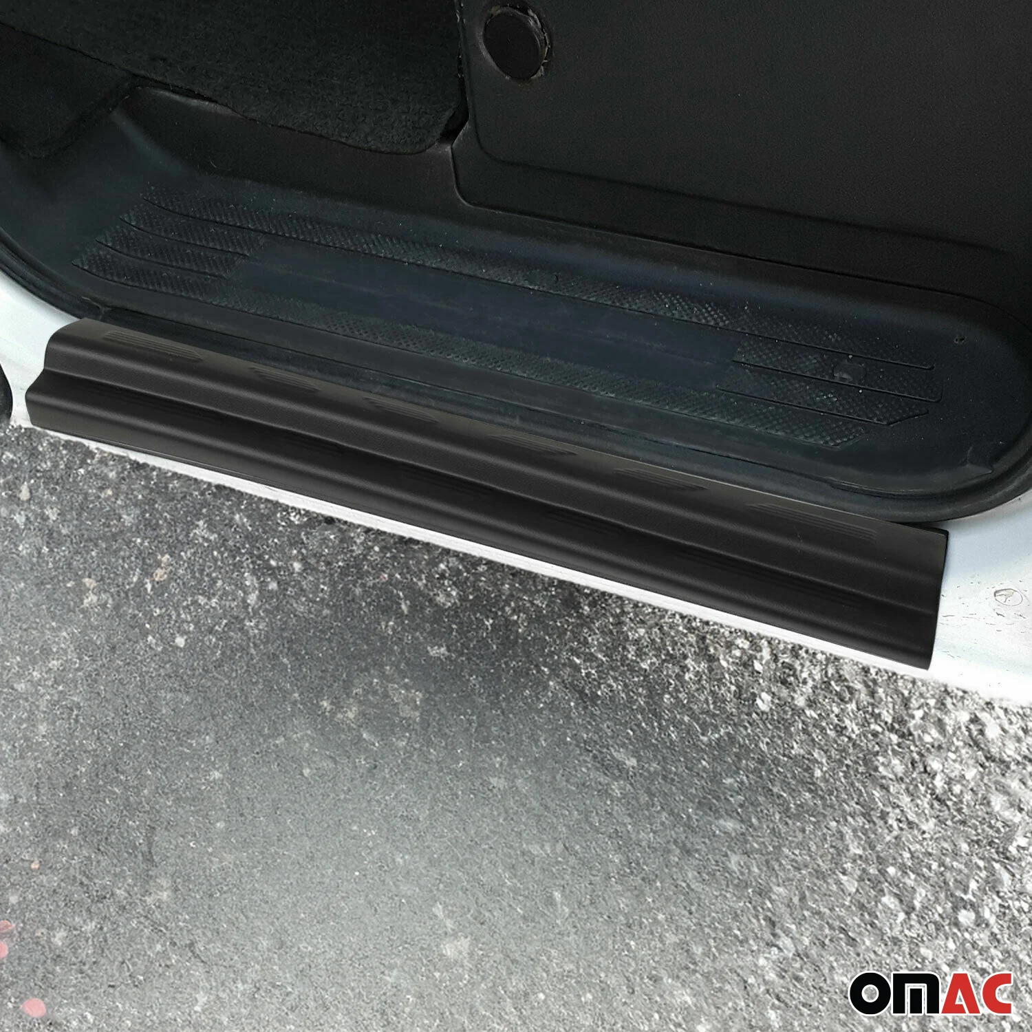 Couverture de Seuil de porte pour Ford Transit 2006-2014 TPE Noir 2 Pcs - Image 2