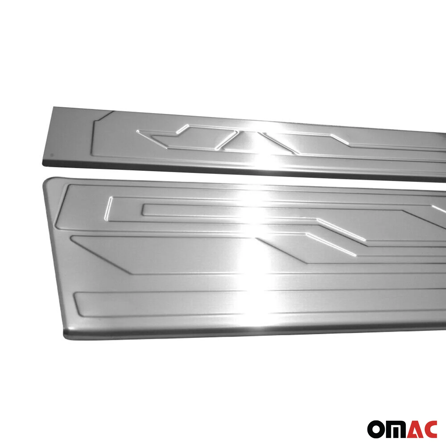 Couverture de Seuil de porte pour Ford Transit Custom 2012-2020 inox chromé 3Pcs - Image 3