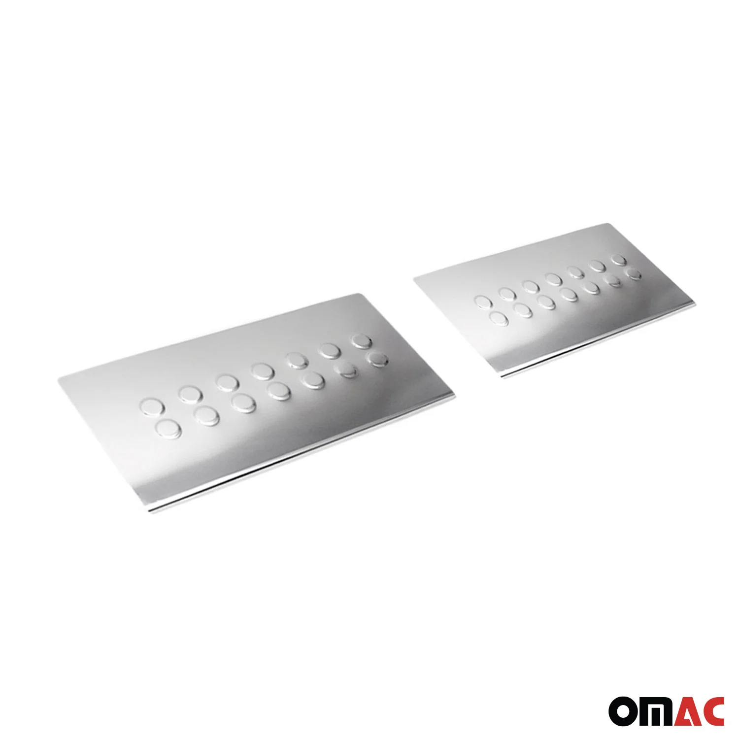 Couverture de Seuil de porte pour Renault Master 2010-2024 acier inox chromé 2x - Image 3