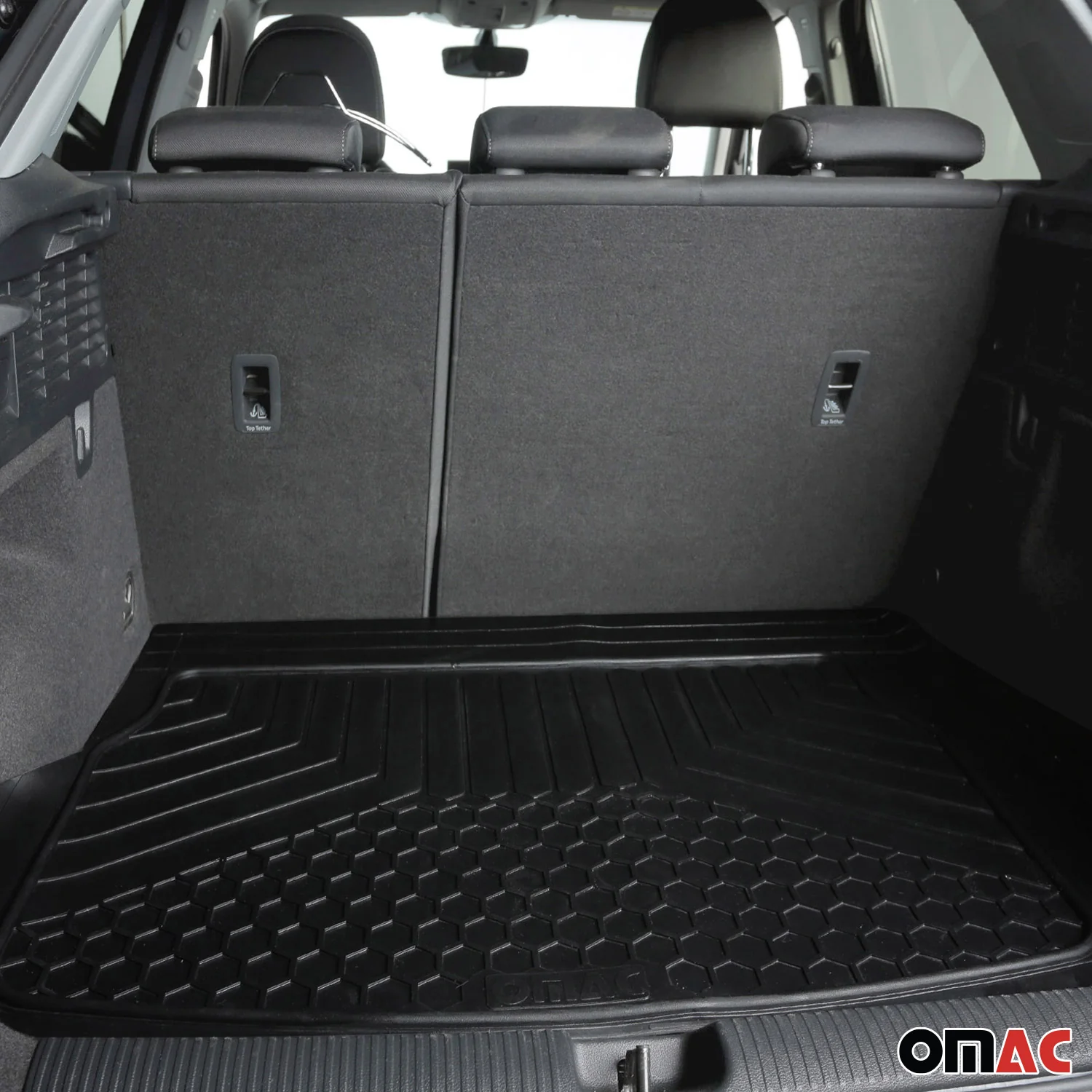 Tapis de coffre Universel pour Dacia Sandero antidérapant et toutes saisons Noir - Image 2