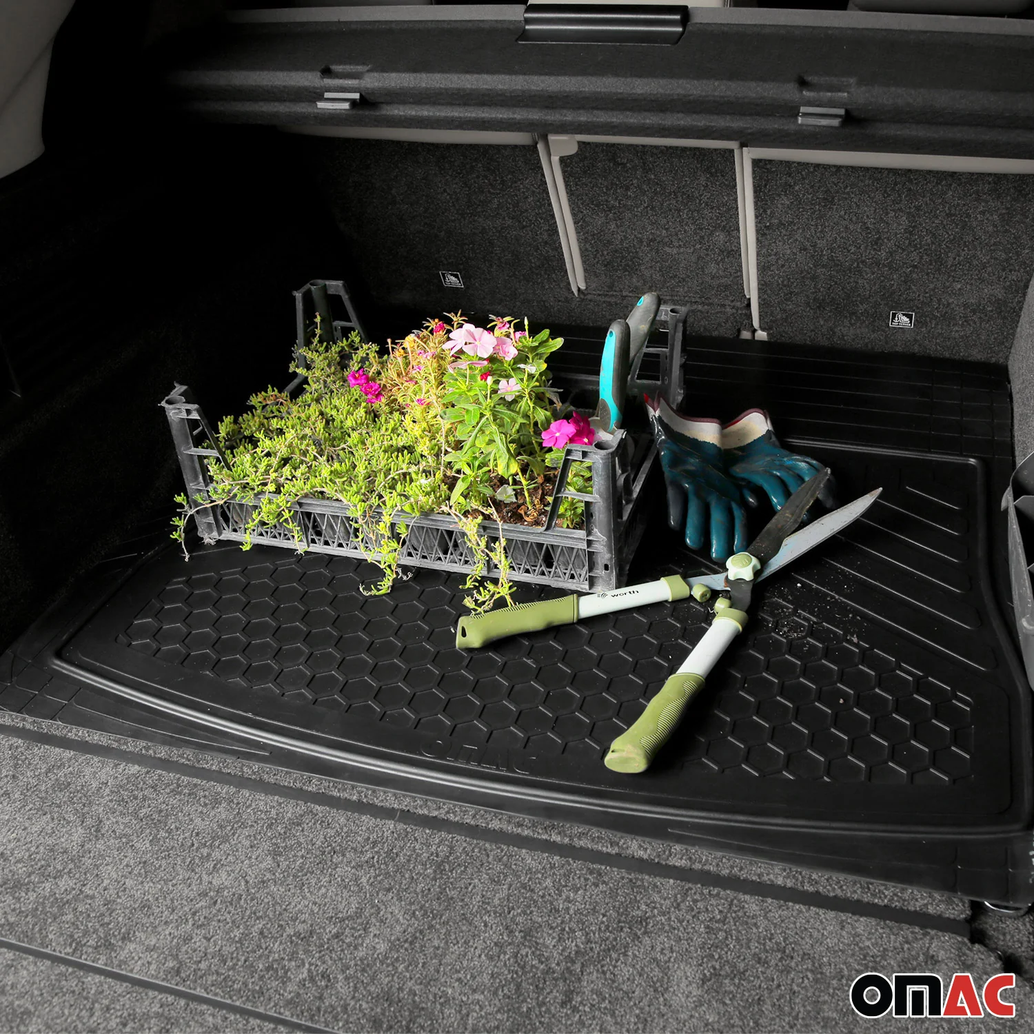 Tapis de coffre Universel pour Mercedes EQA antidérapant et toutes saisons Noir - Image 7