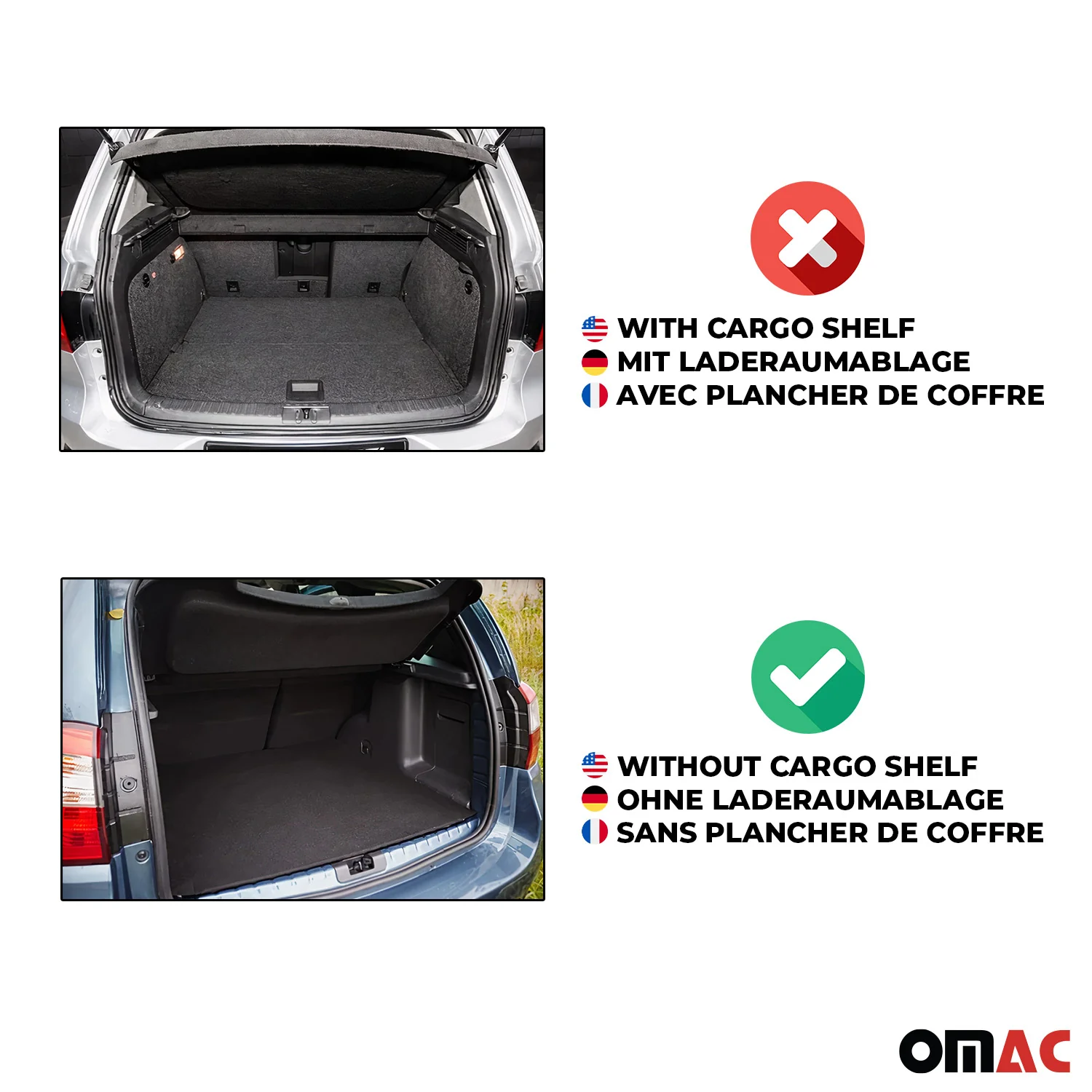 Tapis de Coffre pour Nissan Leaf 2018-2025 TPE Noir - Image 3