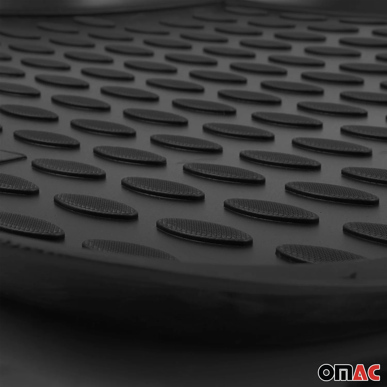 OMAC Tapis de coffre pour Renault Megane Hatchback 2015-2021 en caoutchouc Noir - Image 4