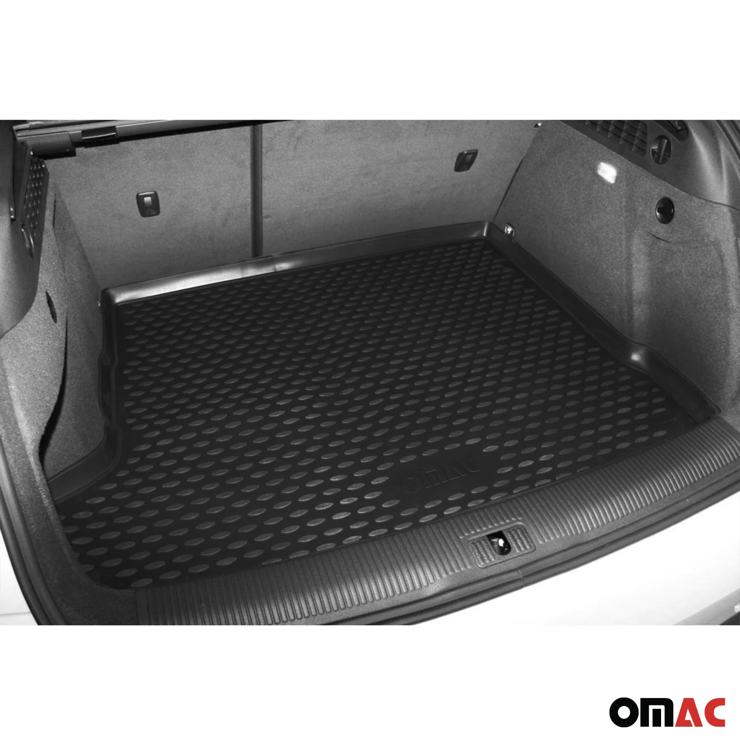 OMAC Tapis de coffre pour Volkswagen Passat CC 2010-2014 en caoutchouc Noir - Image 6