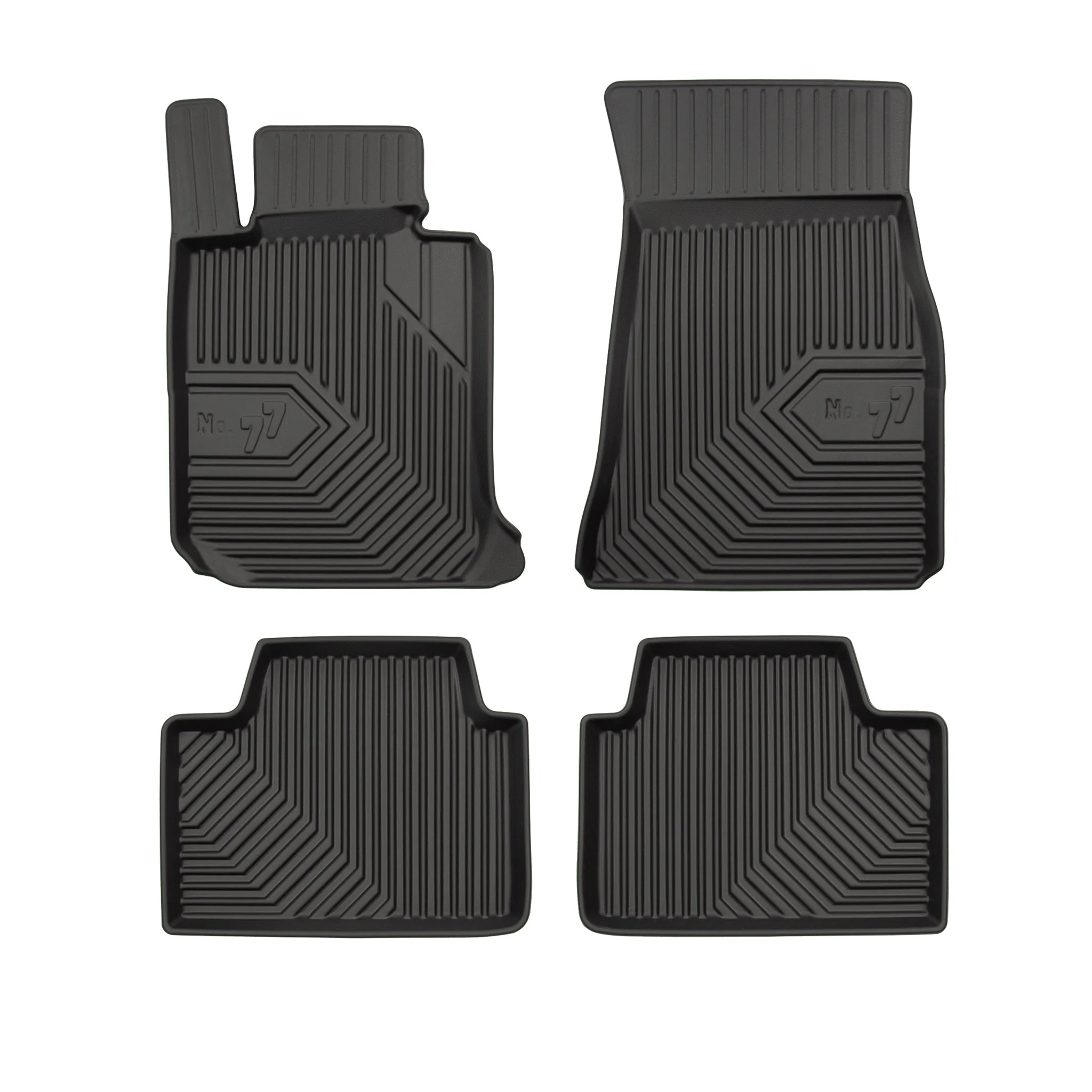 Tapis de Sol de Voiture pour BMW Série 3 G20 G21 2018-2026 TPE Durable Noir 4Pcs