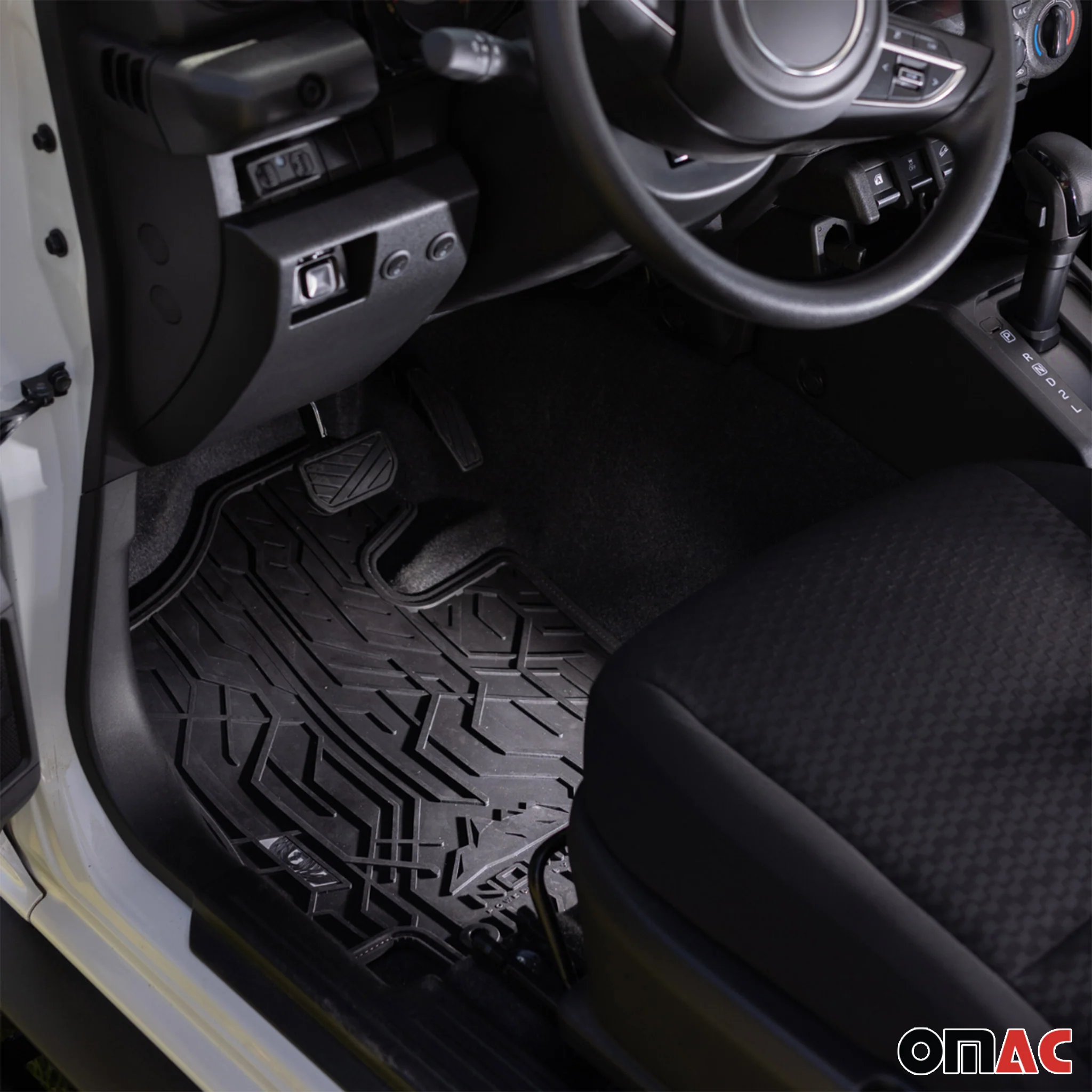 Tapis de Sol de Voiture pour BMW X1 E84 2009-15 Caoutchouc Imperméable 2Pcs - Image 2