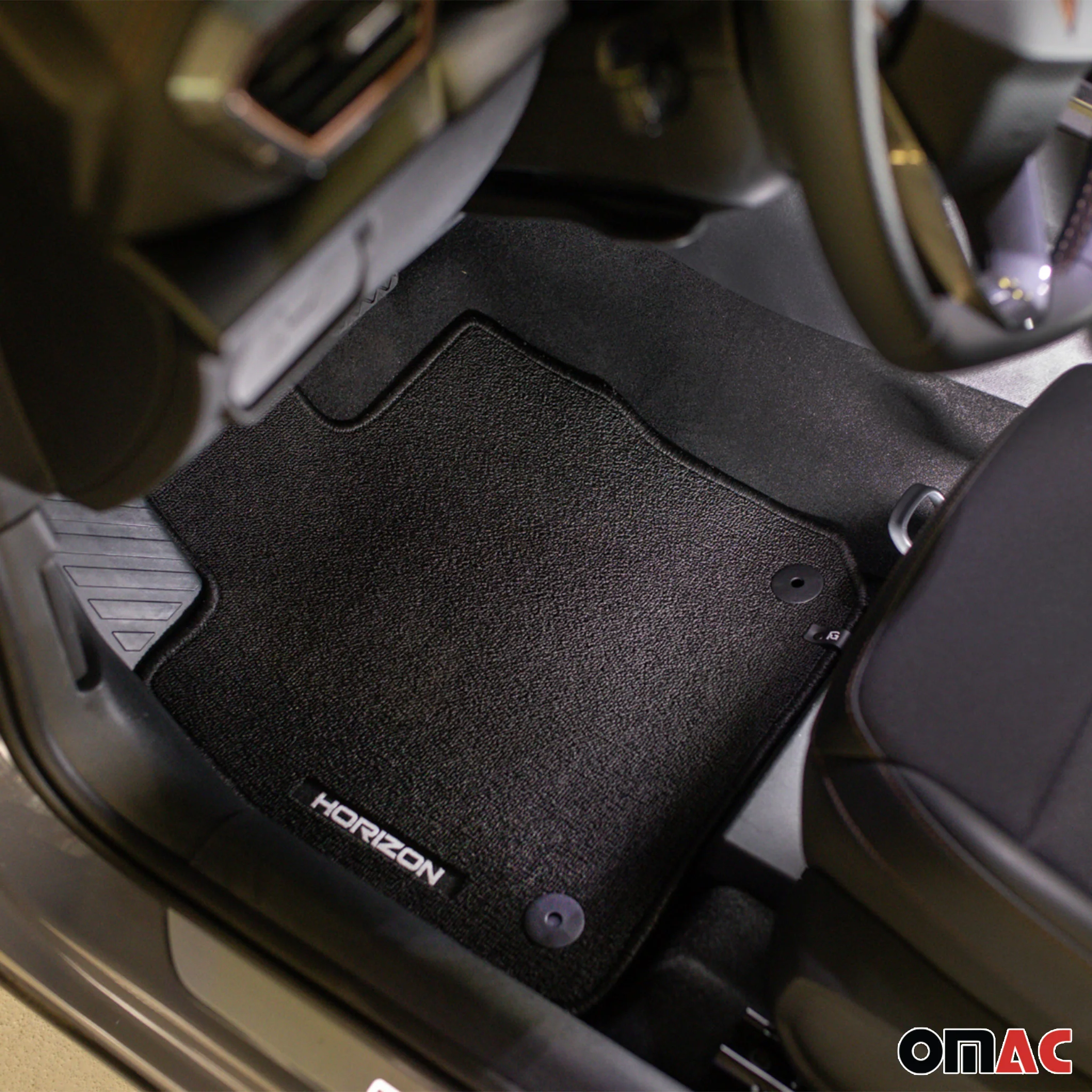 Tapis de Sol de Voiture pour Honda CR-V IV 2012-19 sans Subwoofer TPE Noir 3Pcs - Image 2