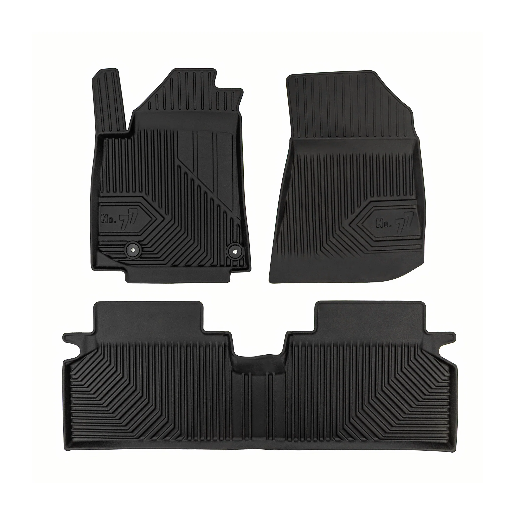Tapis de Sol de Voiture pour Kia Niro EV II 2022-2026 TPE Imperméable Noir 3Pcs
