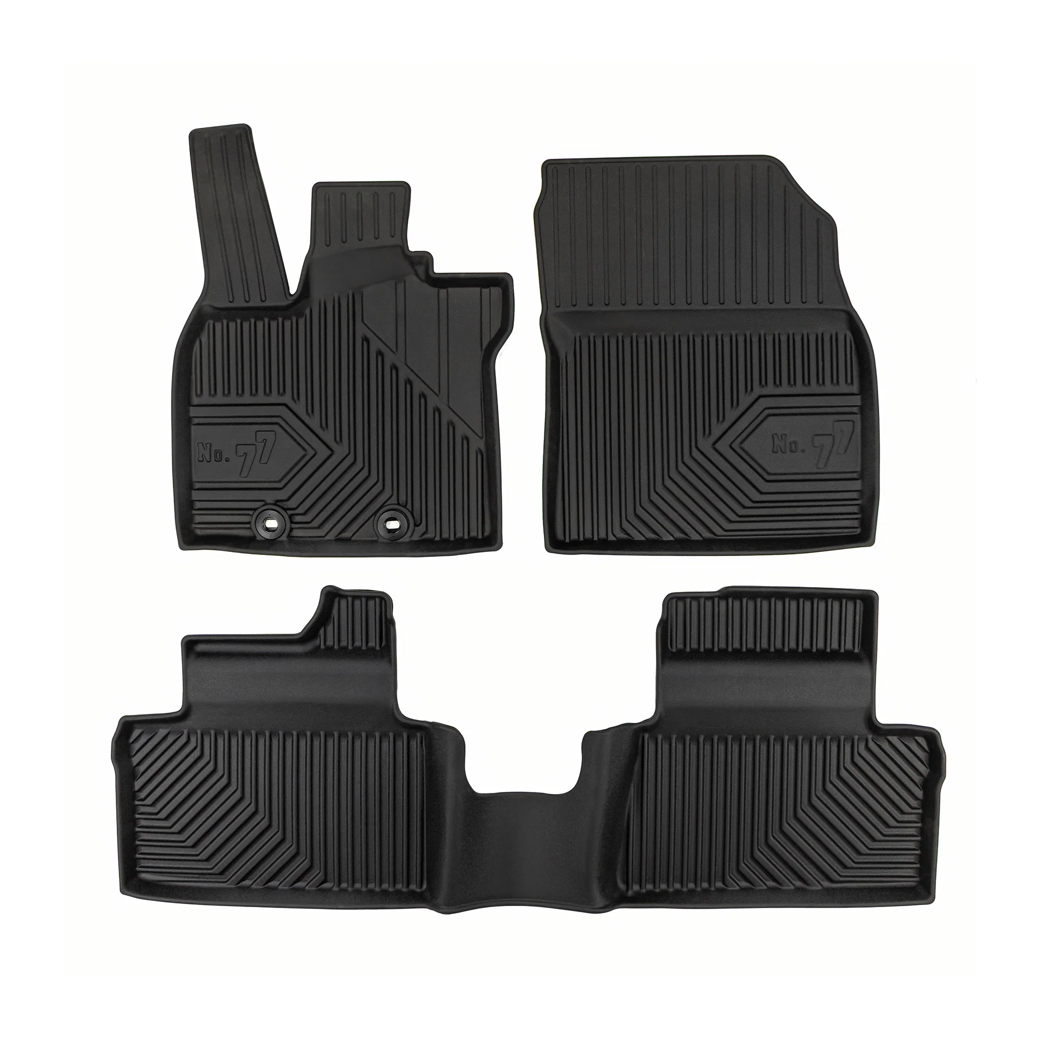 Tapis de Sol de Voiture pour Lexus LBX 2024-2026 TPE Antidérapant Noir 3Pcs