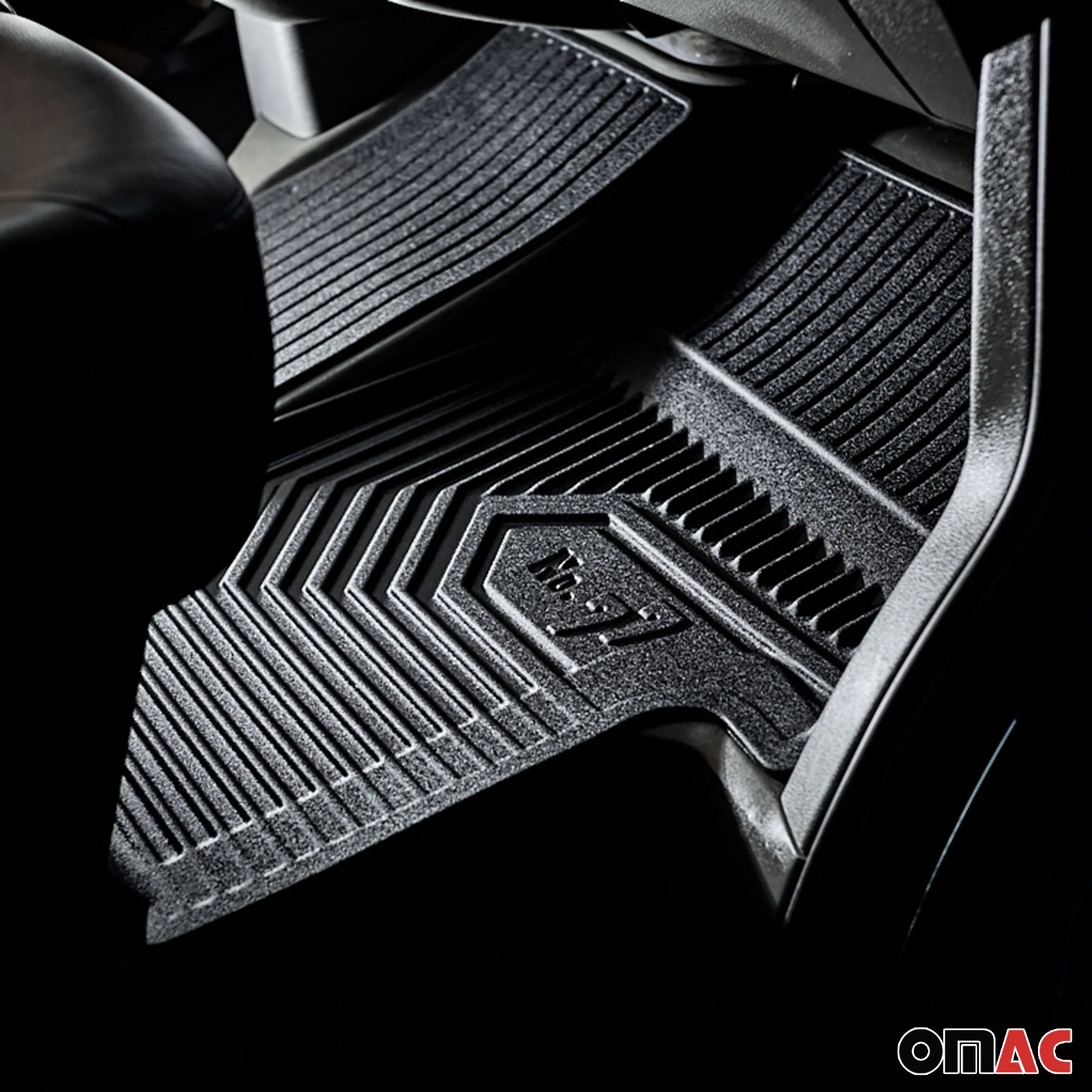 Tapis de Sol de Voiture pour Mercedes-Benz Vito III Van 2014-2026 TPE Noir 3Pcs - Image 6