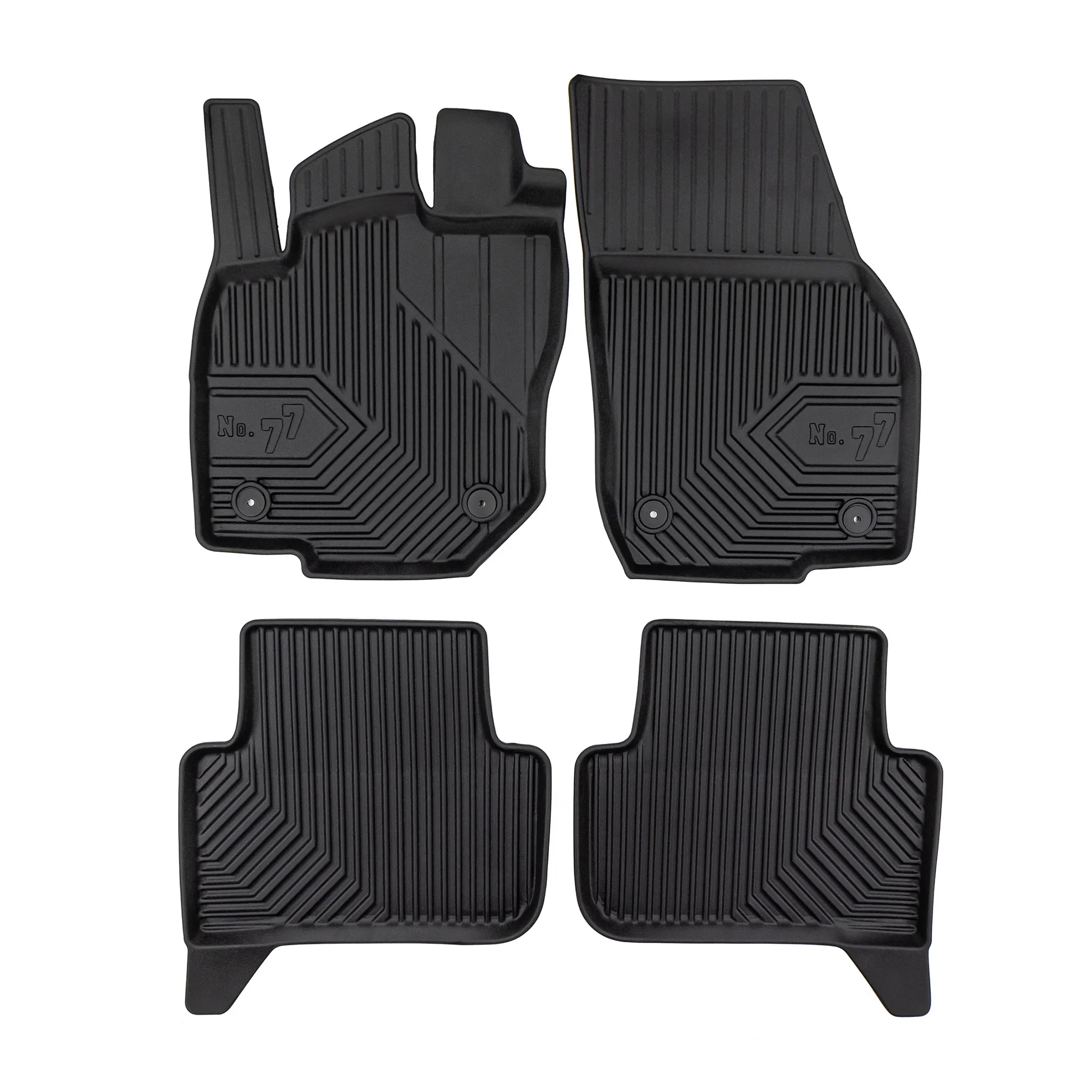 Tapis de Sol de Voiture pour VW Tiguan III 2024-2026 sauf mild hybrid TPE 4Pcs