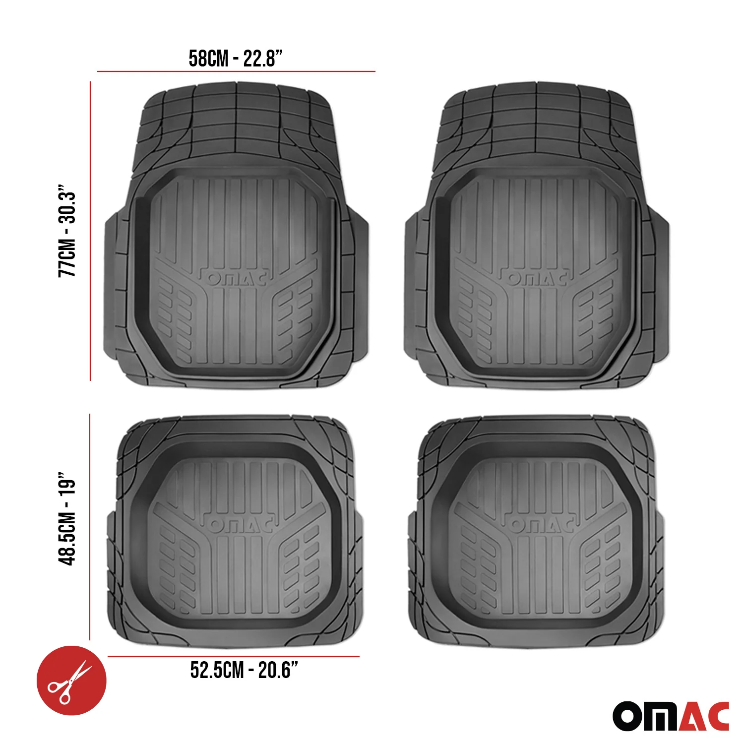 Tapis de sol Universel de Voiture Profond Imperméable pour Mercedes Classe C - Image 6