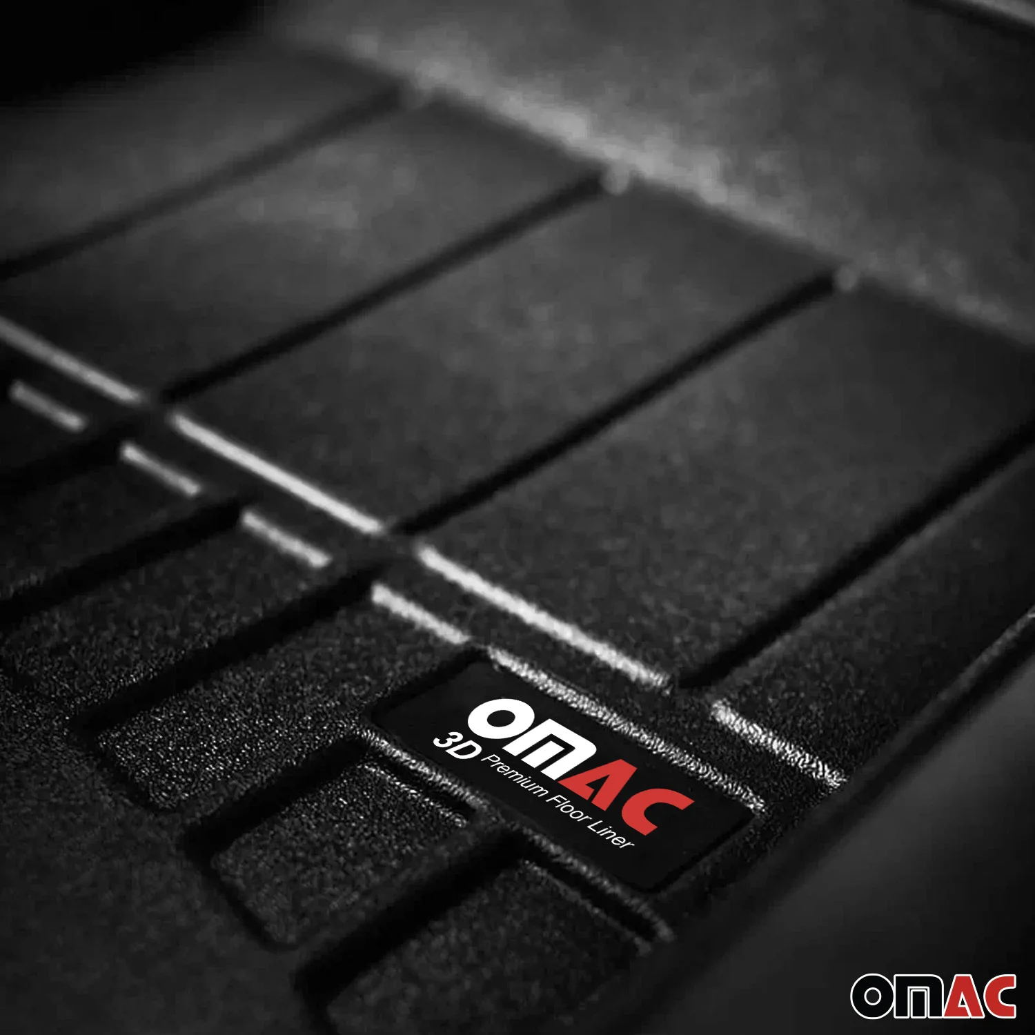 OMAC Tapis de sol caoutchouc pour Audi A4 Berline Break Allroad 2016-25 Premium - Image 8