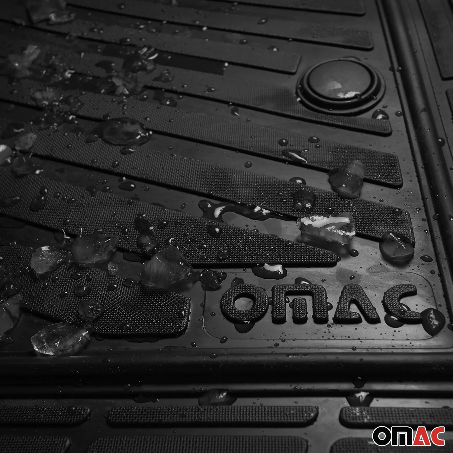 Tapis de sol Universel pour Nissan Qashqai antidérapants en caoutchouc Noir - Image 10