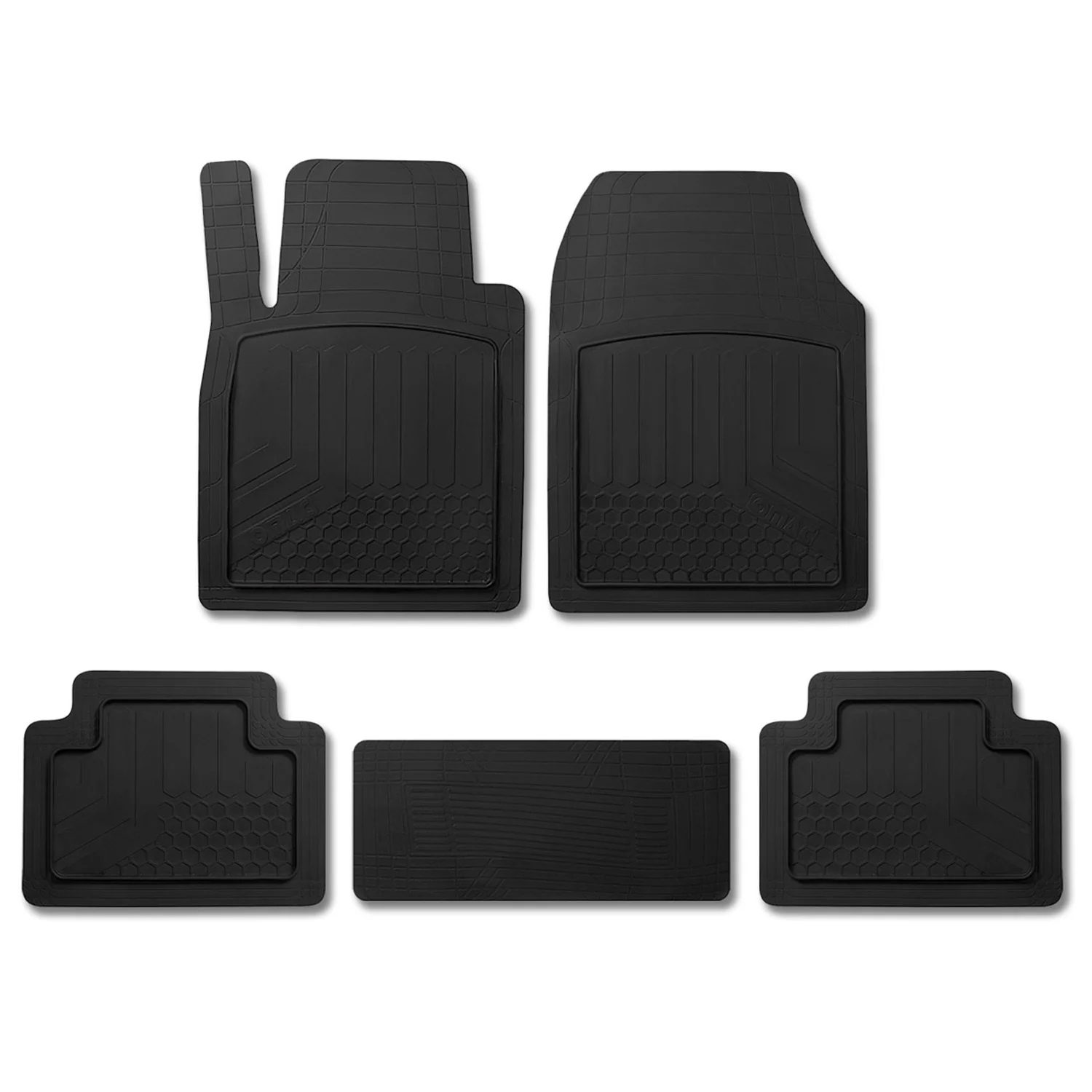Tapis de sol Universel pour Peugeot antidérapants et toutes saisons 5 Pcs