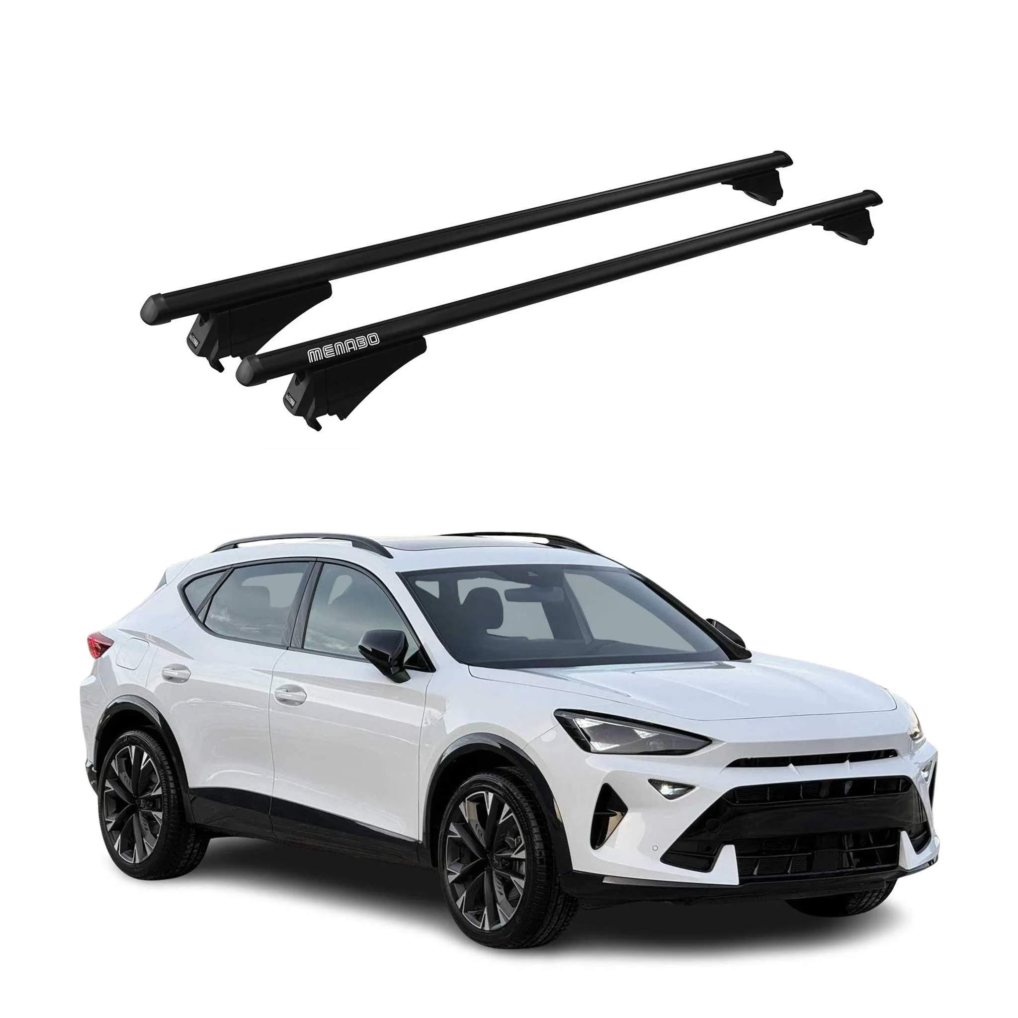 Tiger Barres de toit transversales pour Cupra Formentor 2020-2026 Noir