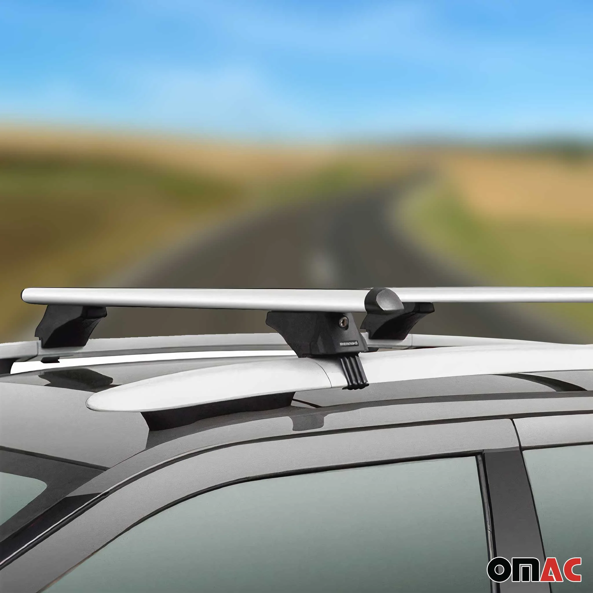 Tiger Barres De Toit Transversales pour Renault Clio Grand Tourer 2013-2019 Gris - Image 3