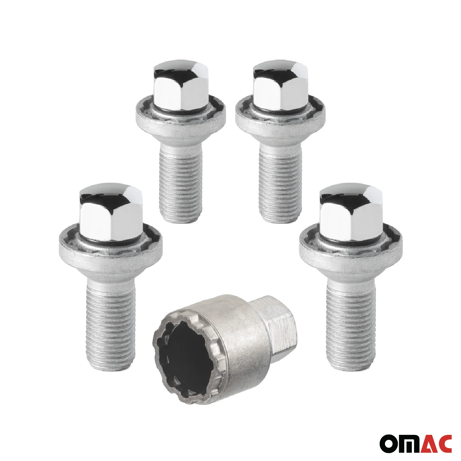 Vis de roue antivol pour Skoda Fabia I II III IV 1999-2026 Gris lot de 4 M14X1,5 - Image 9