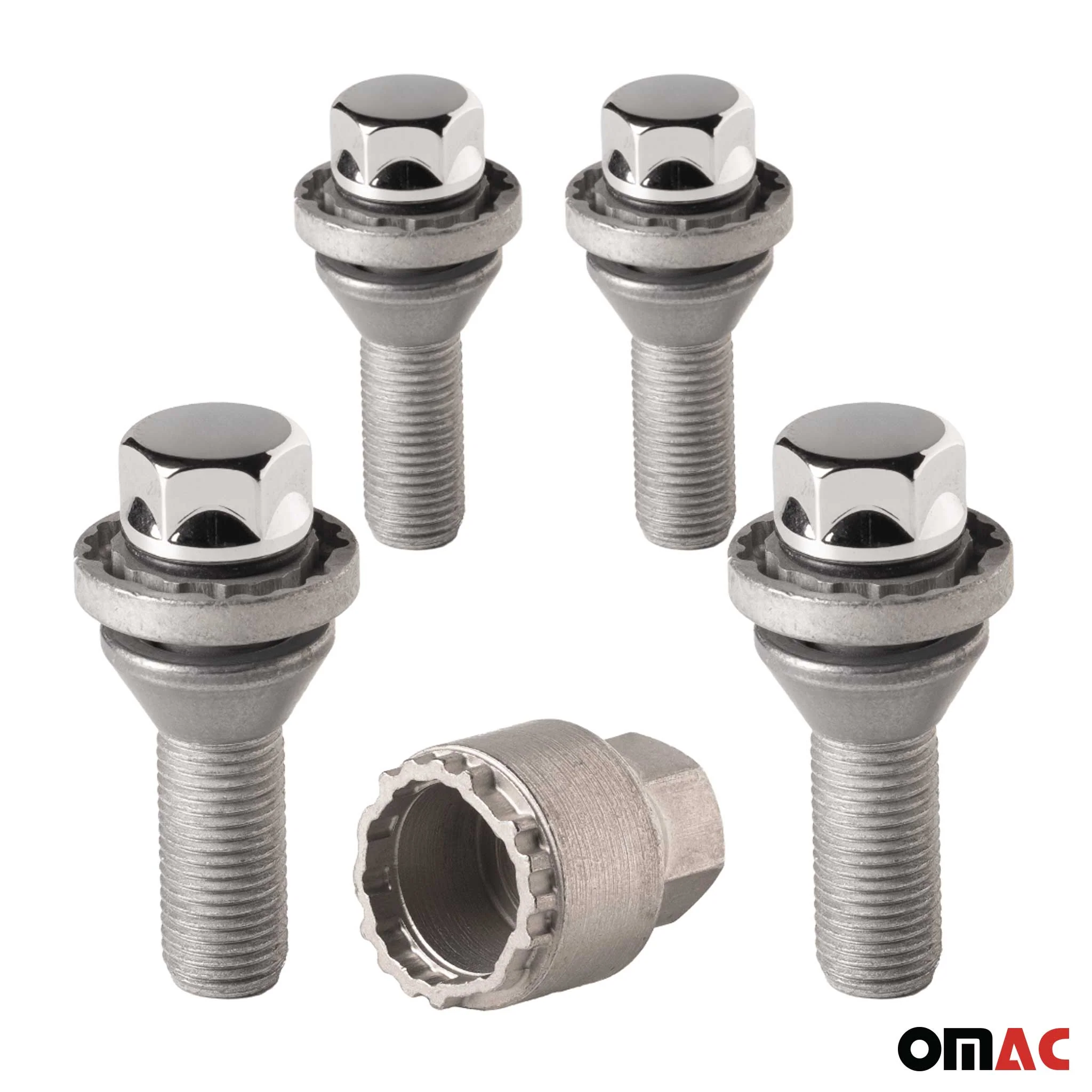 Vis de roue antivol pour Volvo S90 / XC40 2017-2026 Acier Gris lot de 4 M14X1,5 - Image 9