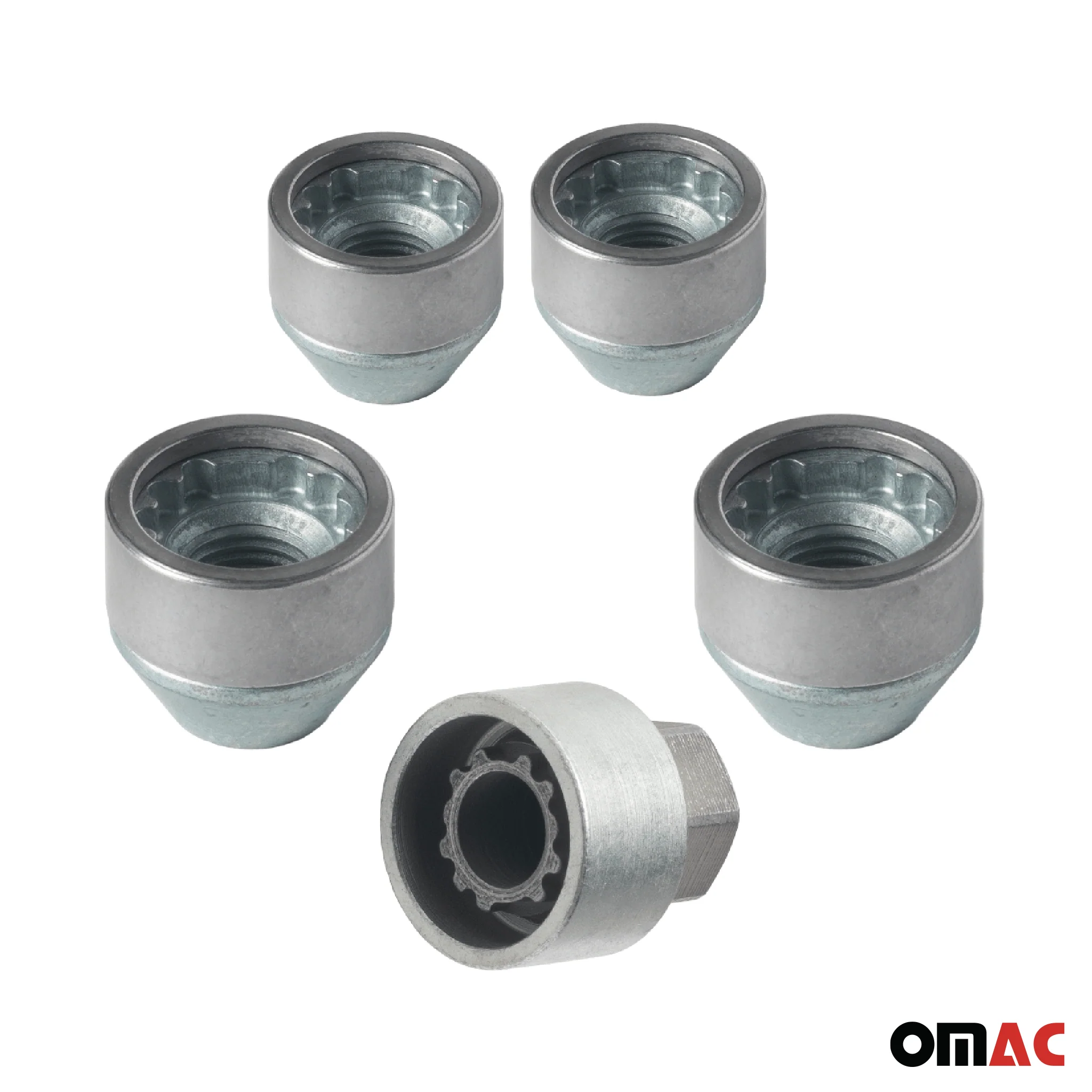 Vis de roue antivol pour Mitsubishi Colt dès 2009 Gris lot de 4 M12X1,5 - Image 9