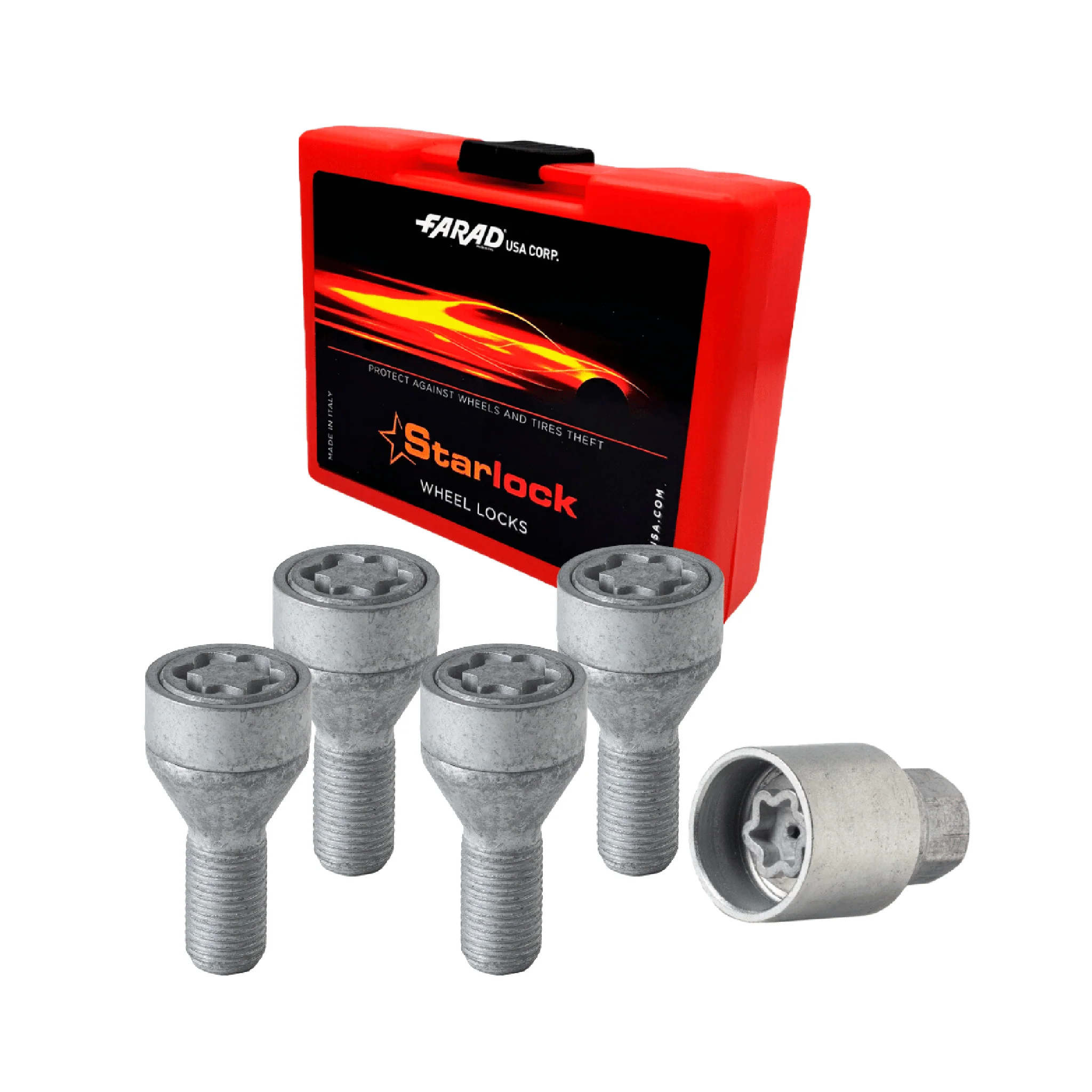 Vis de roue antivol pour Nissan Micra dès 2017 Acier Gris lot de 4 M12X1,5
